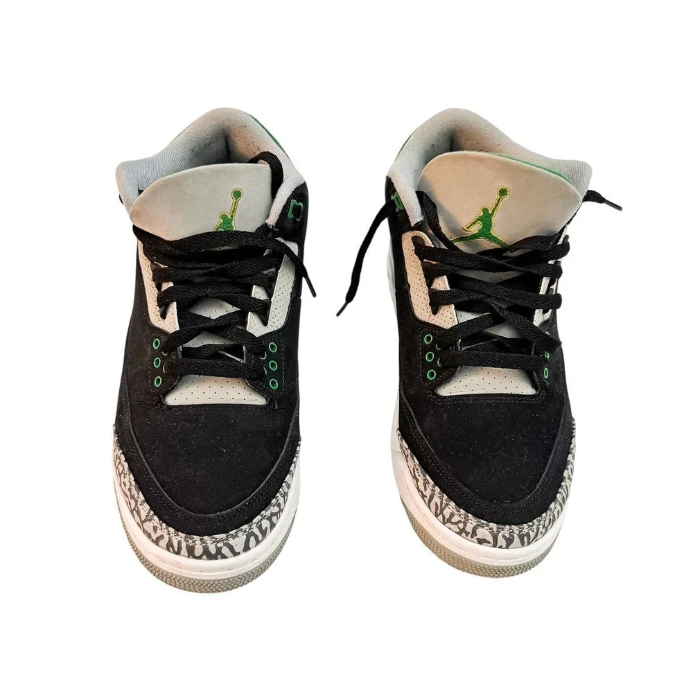 Air Jordan 3 Retro BLACK/PINE GREEN 2021 US Mens Sneakers Size 8